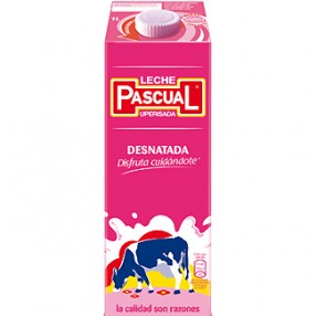 PASCUAL leche desnatada 1 l